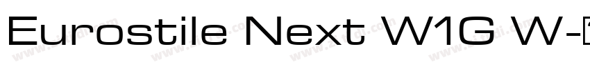 Eurostile Next W1G W字体转换